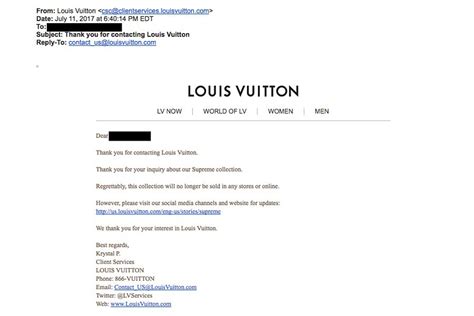 louis vuitton confirmation email|contact louis vuitton.